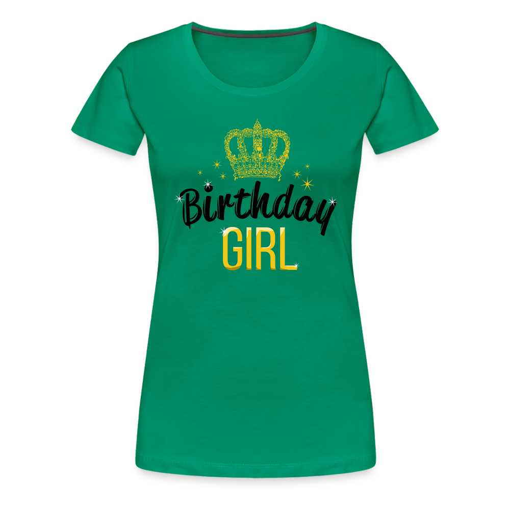 HAPPY BIRTHDAY Women’s Premium T-Shirt - kelly green