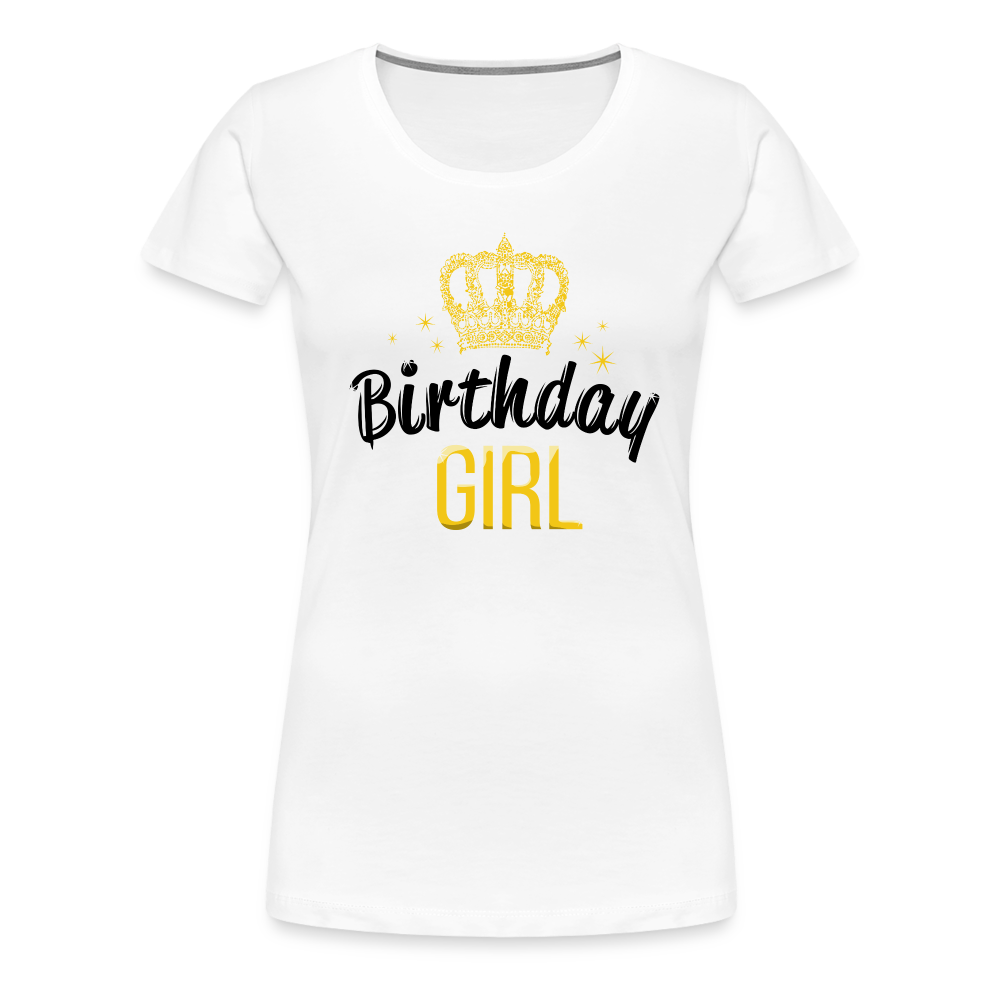 HAPPY BIRTHDAY Women’s Premium T-Shirt - white
