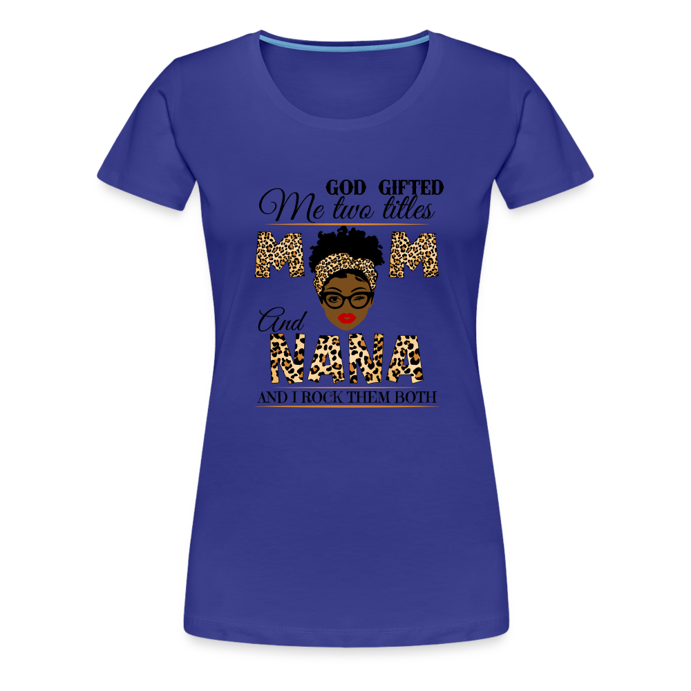 Nana Women’s Premium T-Shirt - royal blue