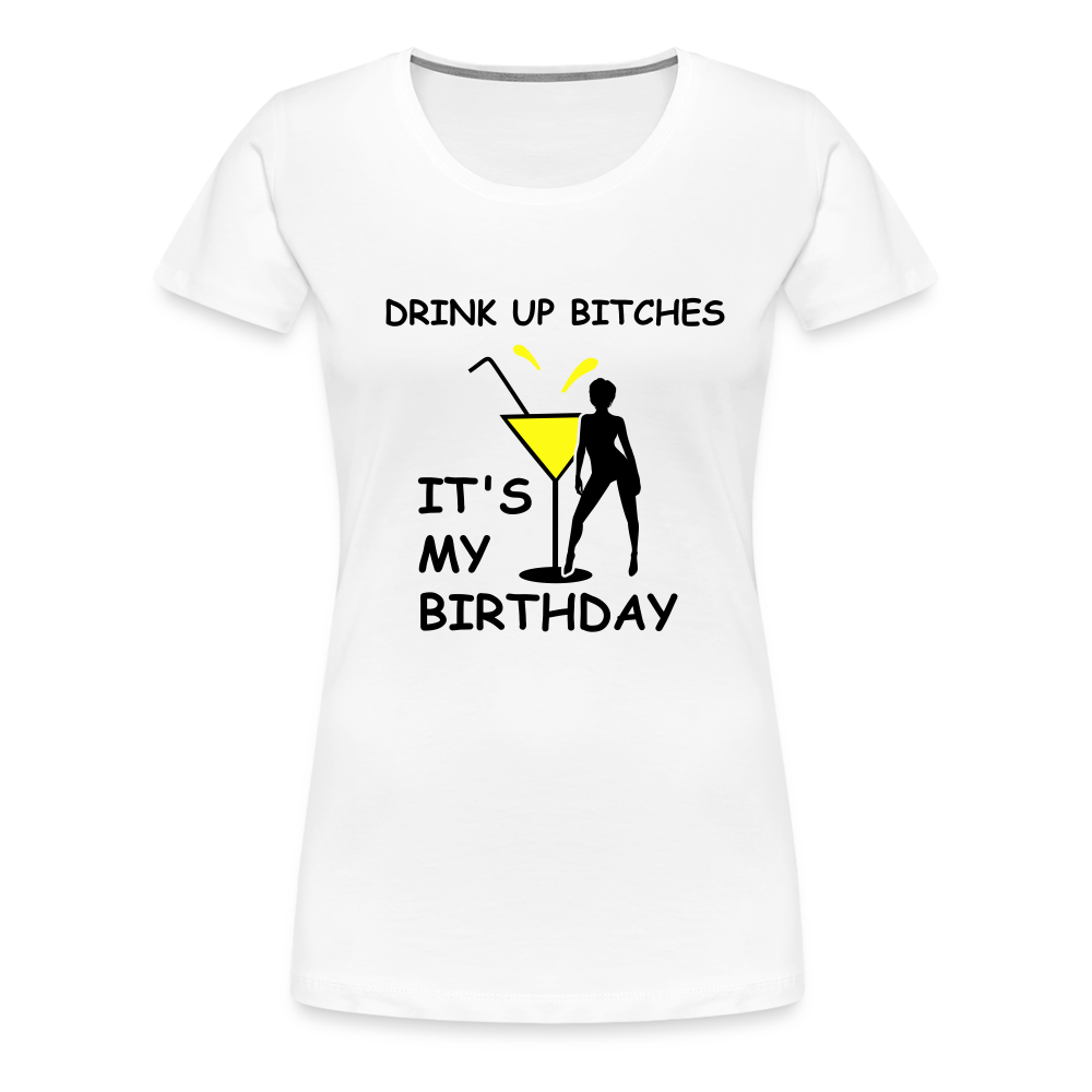 HAPPY BIRTHDAY Women’s Premium T-Shirt - white