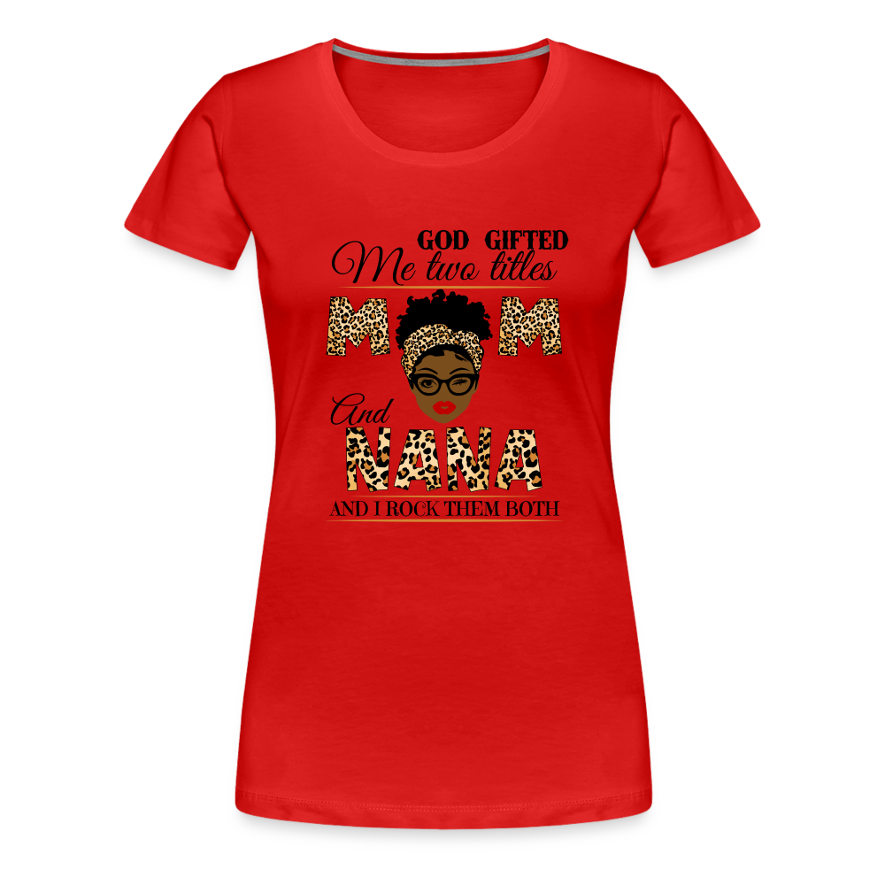 Nana Women’s Premium T-Shirt - red