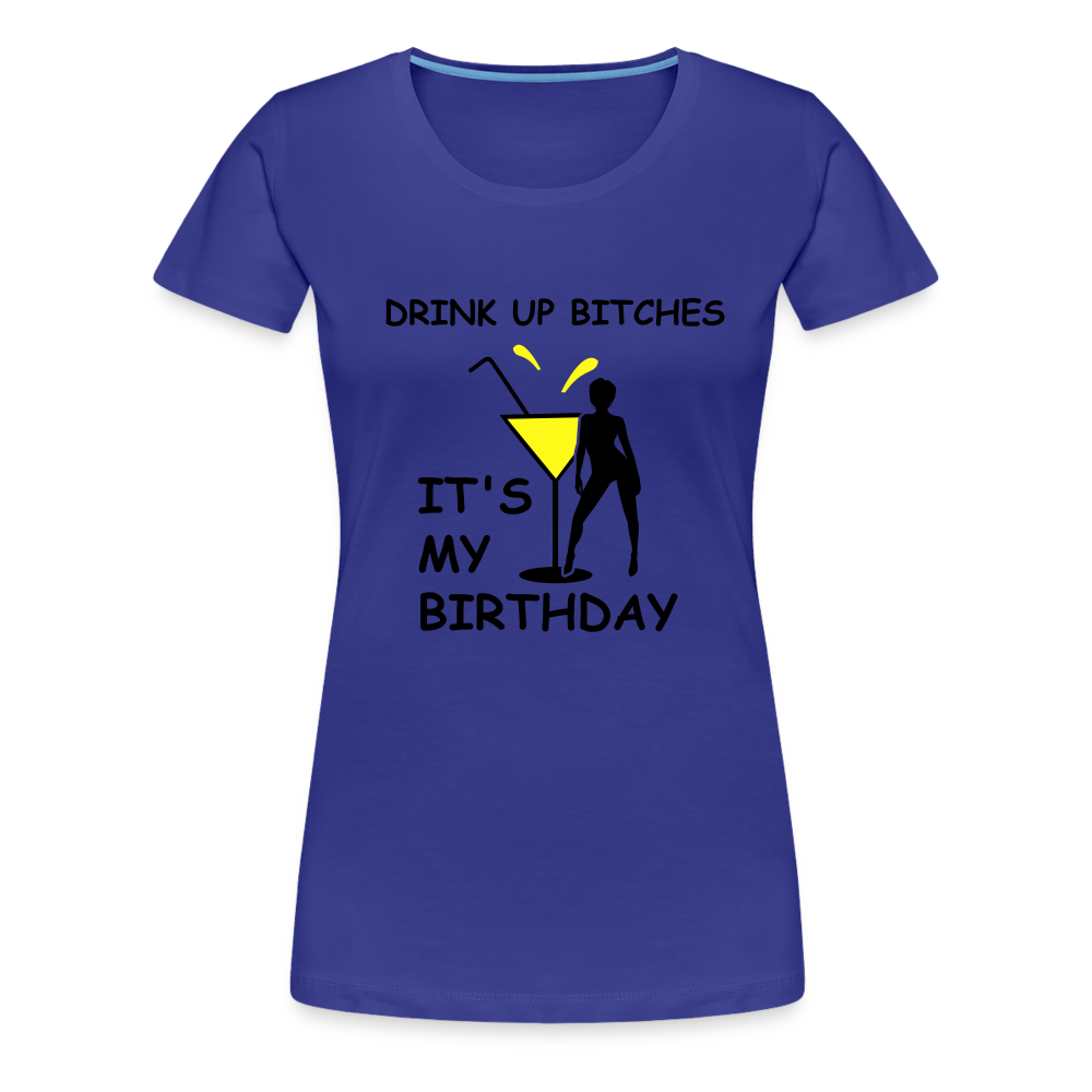 HAPPY BIRTHDAY Women’s Premium T-Shirt - royal blue