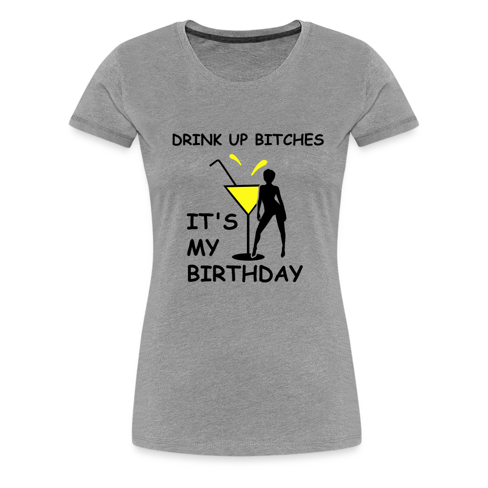 HAPPY BIRTHDAY Women’s Premium T-Shirt - heather gray