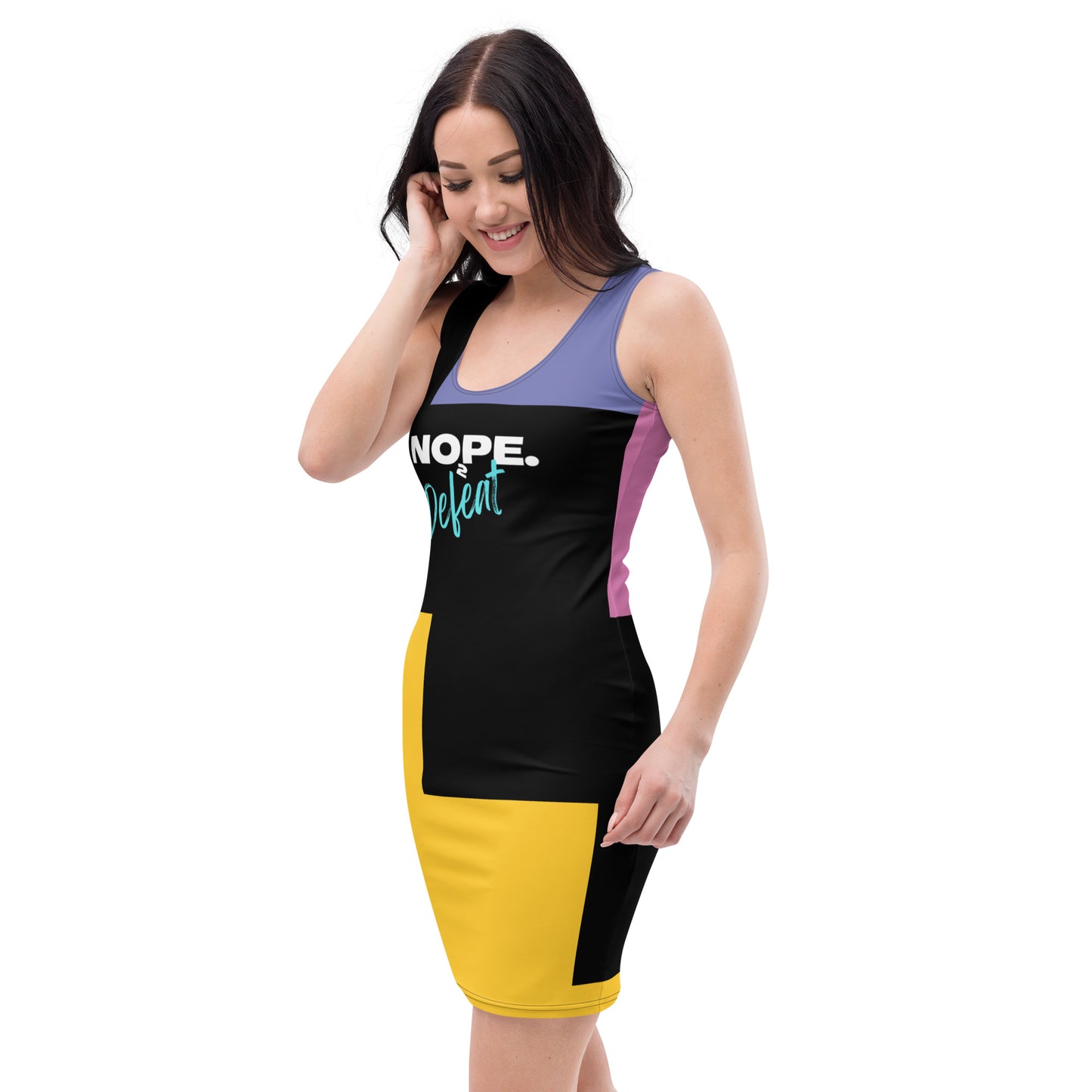 Nope to Defeat Bodycon dress