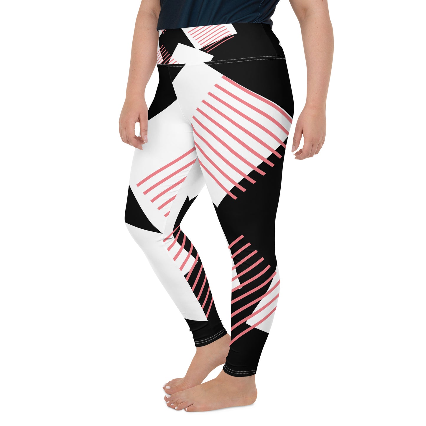 I AM STRONG All-Over Print Plus Size Leggings