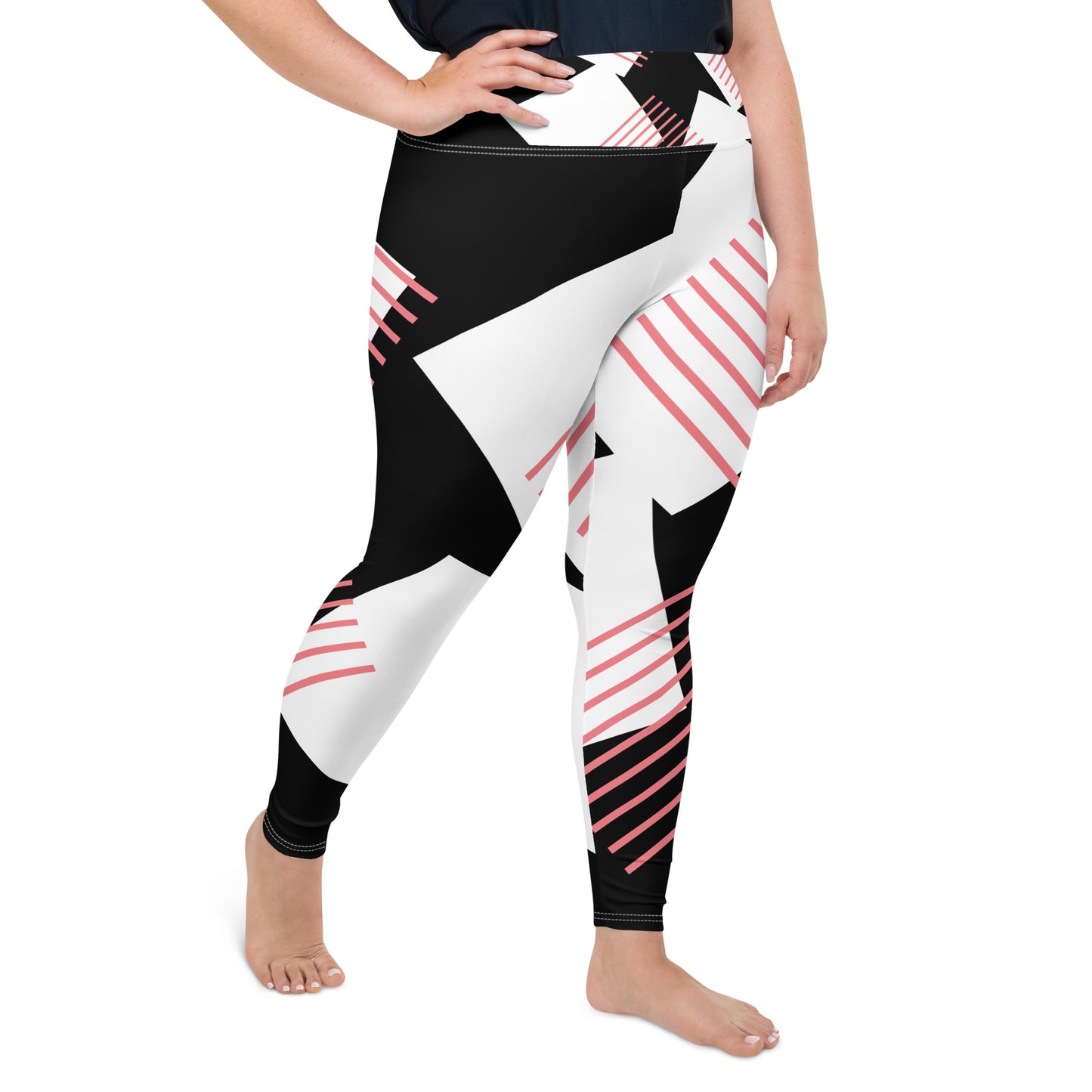 I AM STRONG All-Over Print Plus Size Leggings