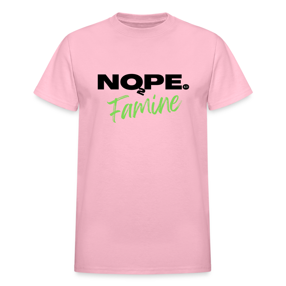 STANDING STRONG NOPE TO FAMINE Gildan Ultra Cotton Adult T-Shirt - light pink