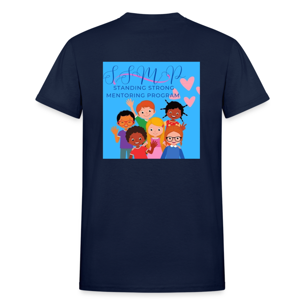 STANDING STRONG NOPE TO FAMINE Gildan Ultra Cotton Adult T-Shirt - navy