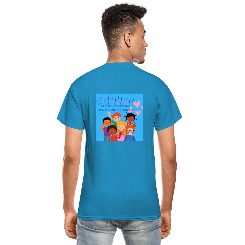 STANDING STRONG NOPE TO FAMINE Gildan Ultra Cotton Adult T-Shirt - turquoise