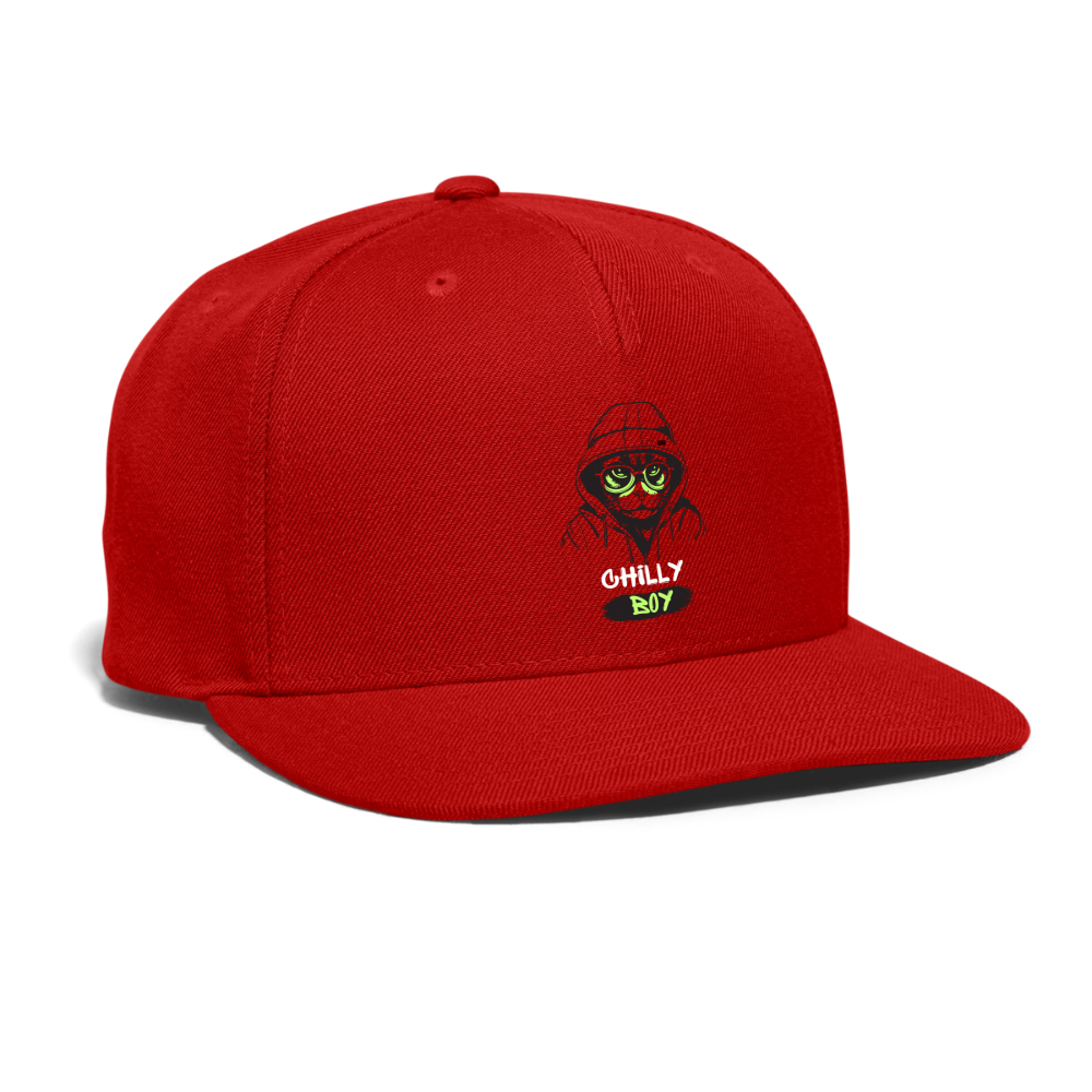 Chilly boy Snapback Baseball Cap - red