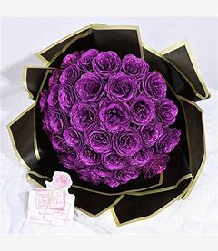 Artificial Glitter Roses