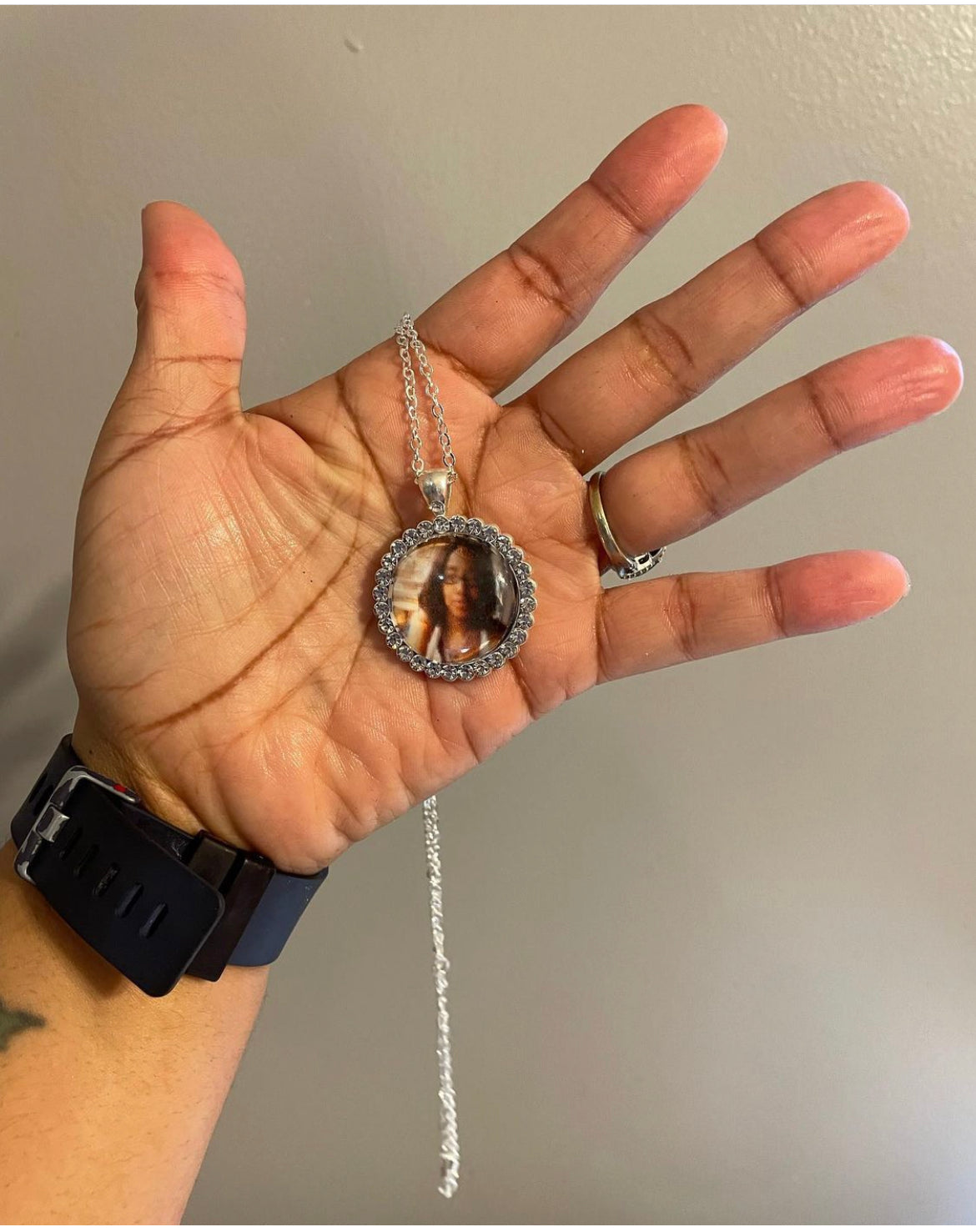 Photo necklace
