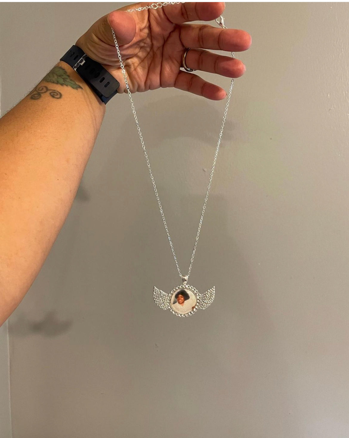 Photo necklace