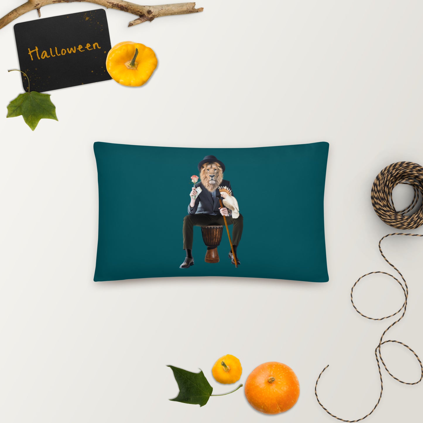NEVER GIVE UP Basic Pillow
