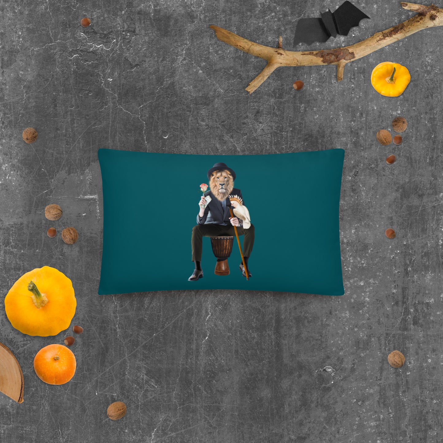NEVER GIVE UP Basic Pillow