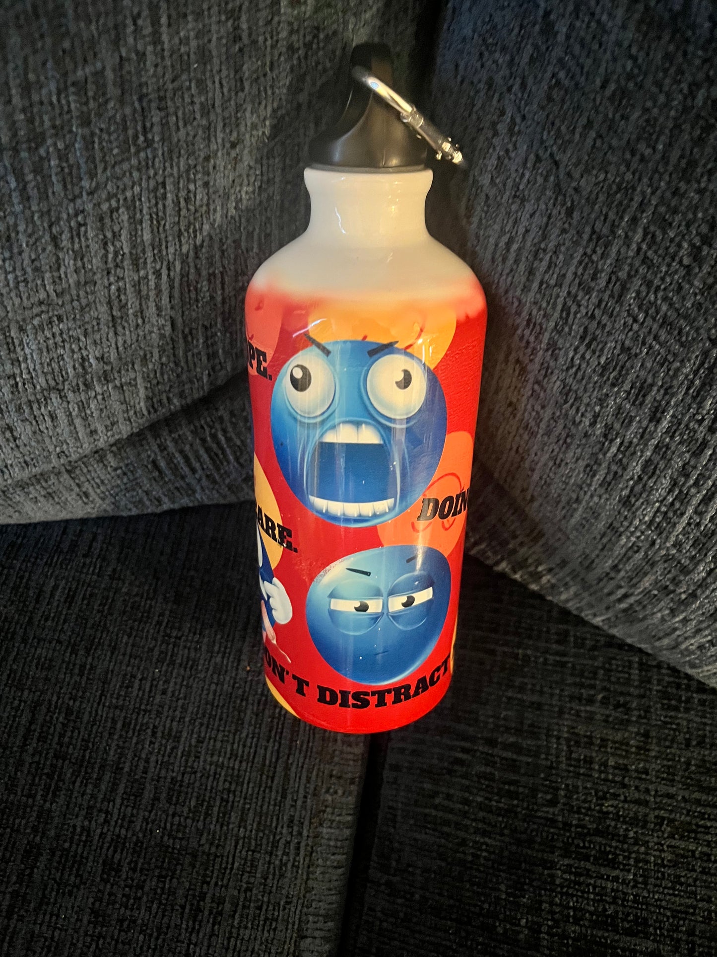 Custom Aluminum Aluminium Water Bottle with Carabiner Blank White Aluminum Sports Bottle