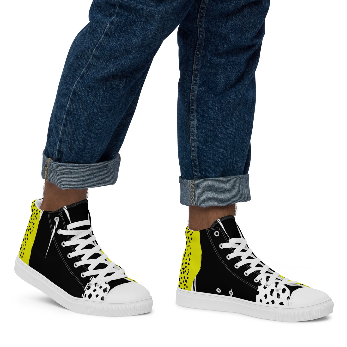 KINB DESIGNS Men’s high top canvas shoes