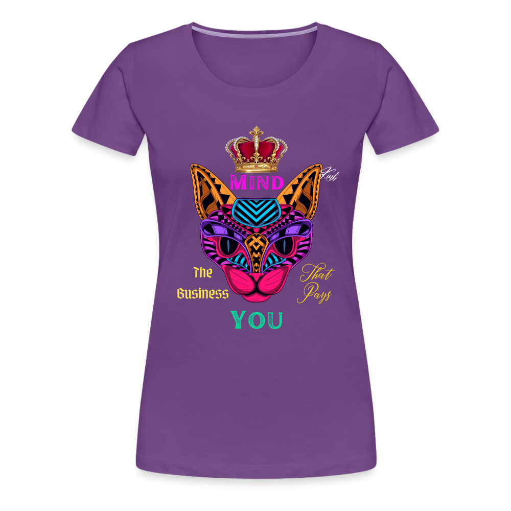 MIND OVER MATTER Women’s Premium T-Shirt - purple