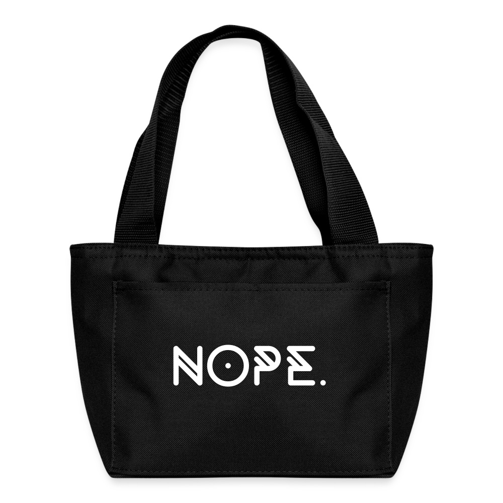 NOPE. Lunch Bag - black