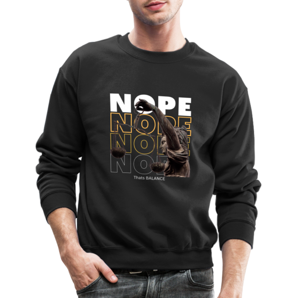 NOPE. is Balance Crewneck Sweatshirt - black