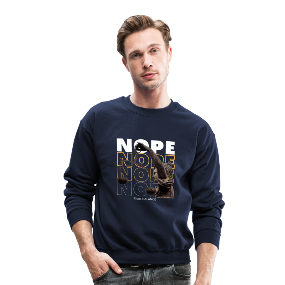 NOPE. is Balance Crewneck Sweatshirt - navy