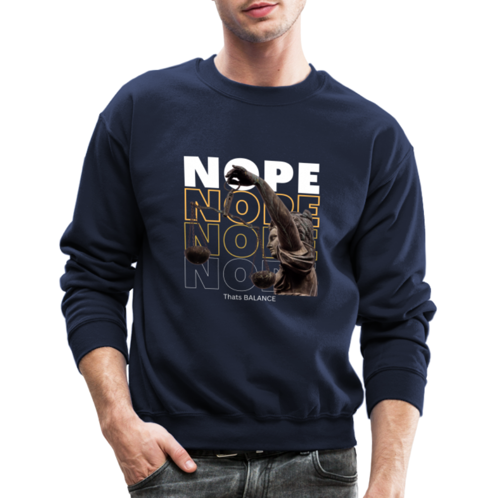 NOPE. is Balance Crewneck Sweatshirt - navy