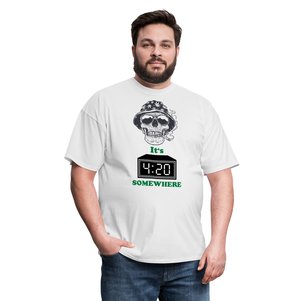 420 Unisex Classic T-Shirt - white