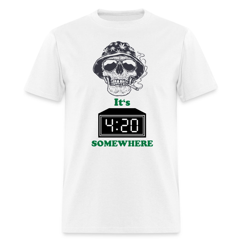 420 Unisex Classic T-Shirt - white