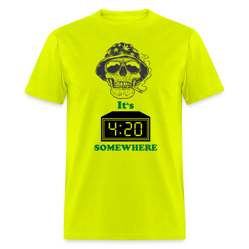 420 Unisex Classic T-Shirt - safety green