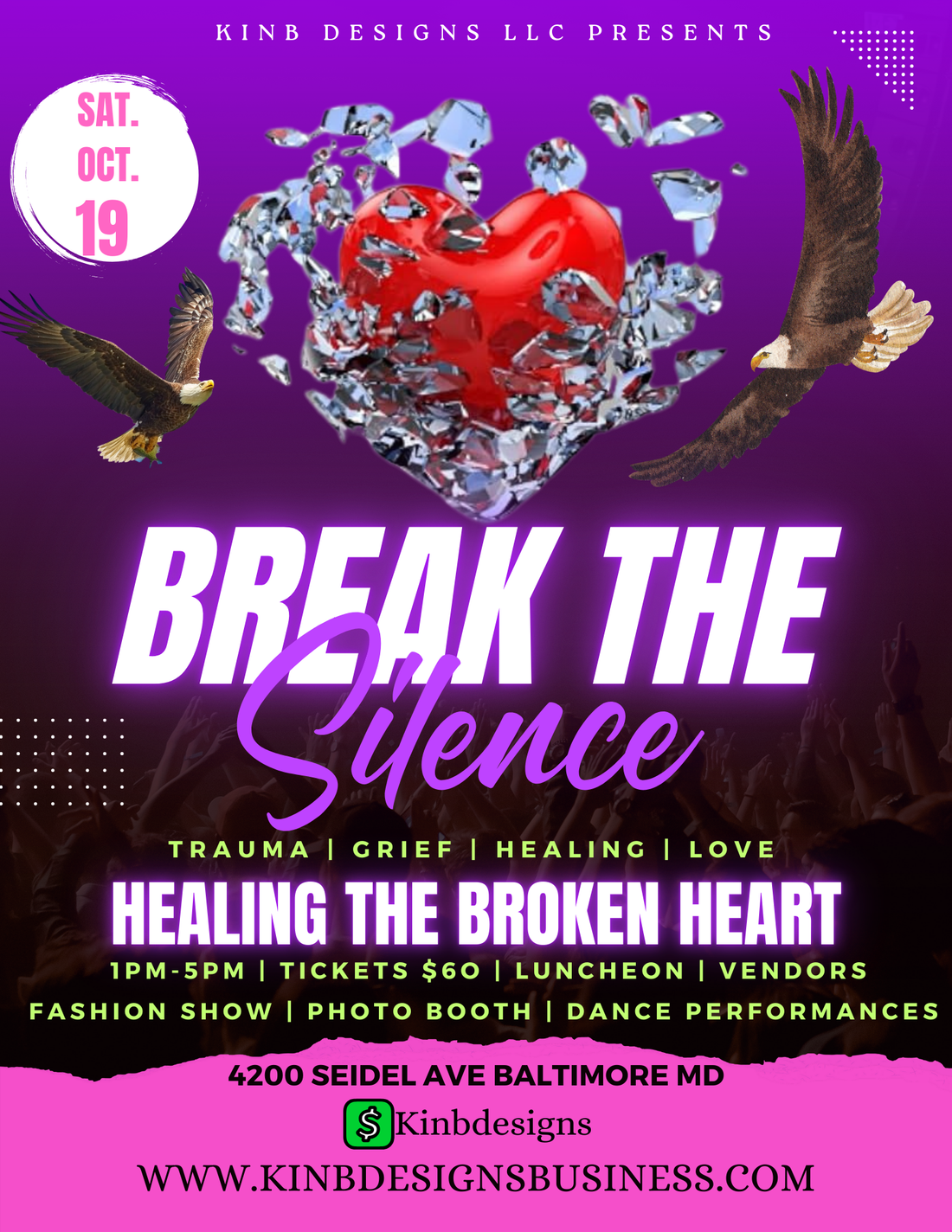 1ST ANNUAL BREAK THE SILENCE~NOPE TO DEFEAT EVENT