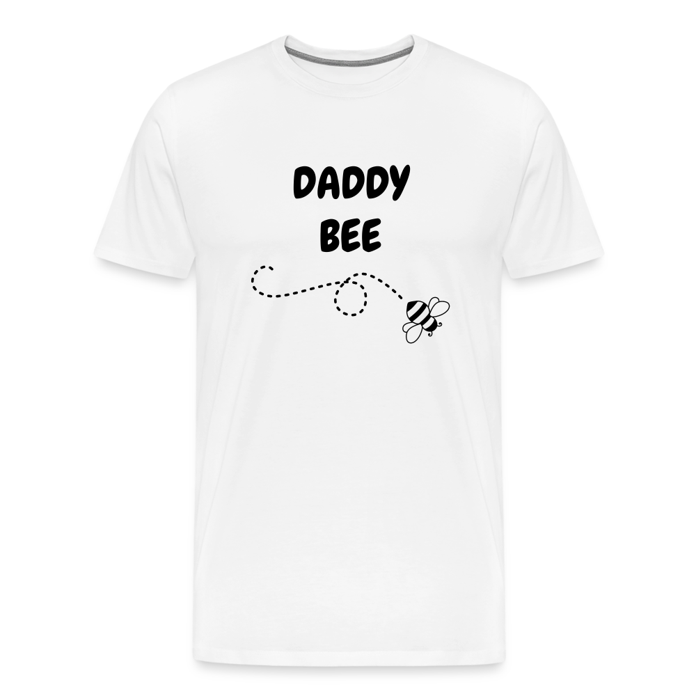 Daddy Bee Men's Premium T-Shirt - white