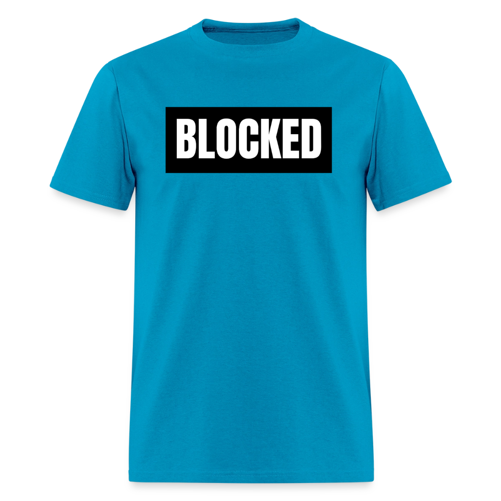 BLOCKED T-Shirt | GILDAN 5000 - turquoise