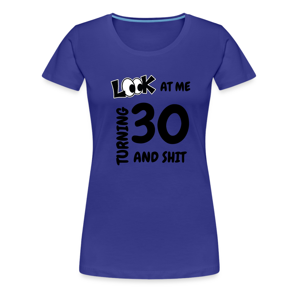 CHEERS TO 30 Women’s Premium T-Shirt - royal blue