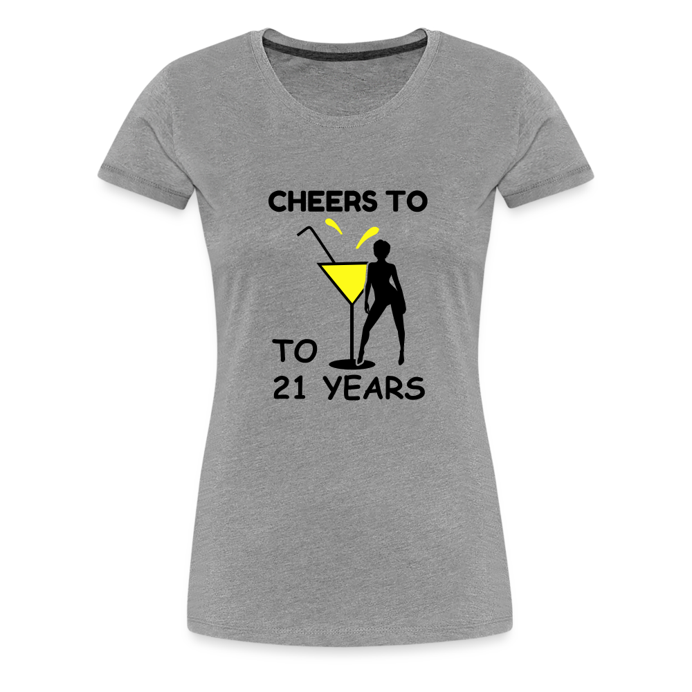 21ST BIRTHDAY Women’s Premium T-Shirt - heather gray