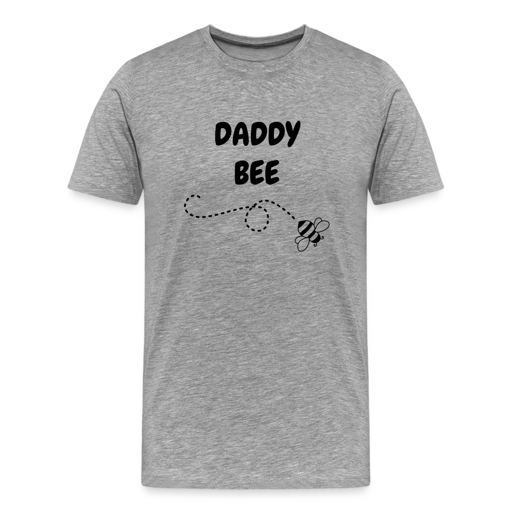 Daddy Bee Men's Premium T-Shirt - heather gray