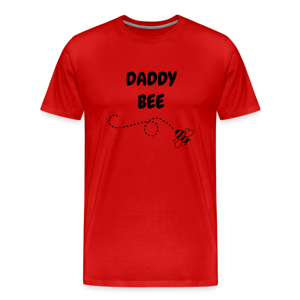 Daddy Bee Men's Premium T-Shirt - red