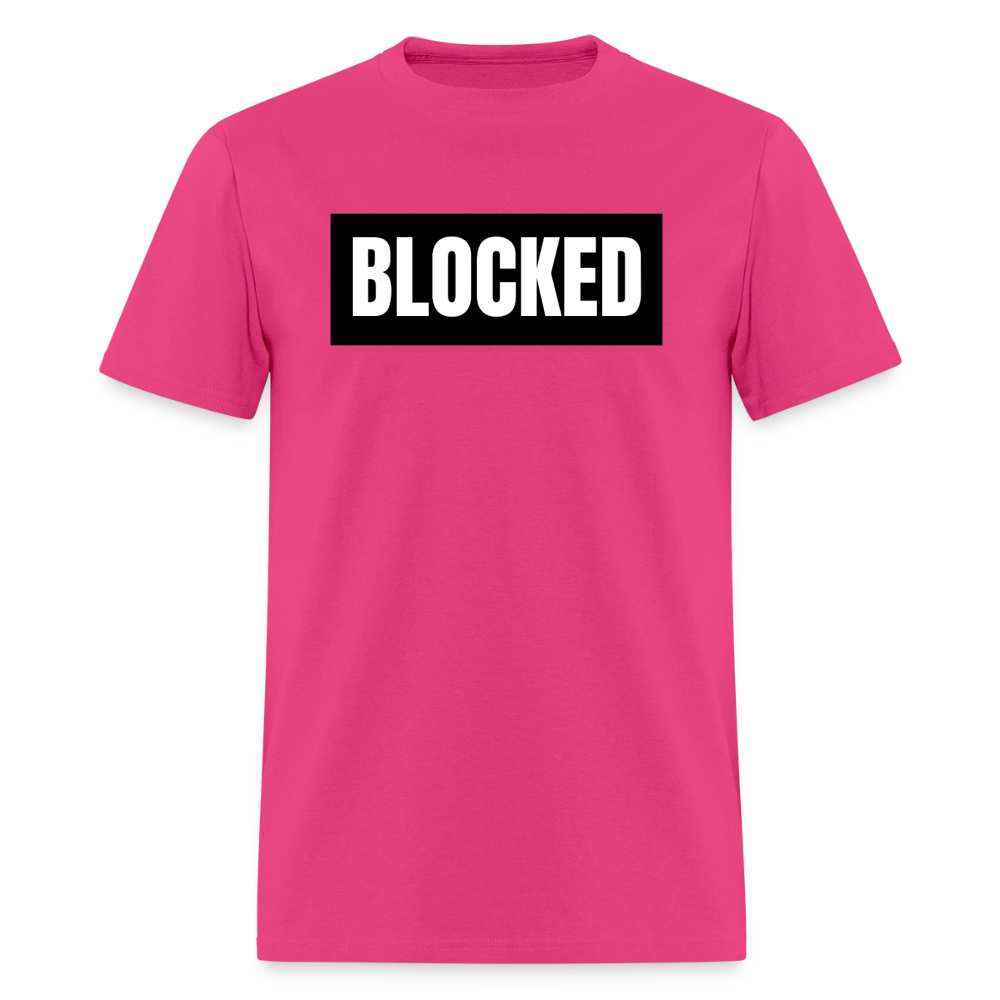 BLOCKED T-Shirt | GILDAN 5000 - fuchsia