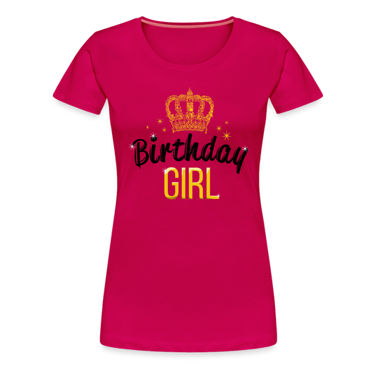 HAPPY BIRTHDAY Women’s Premium T-Shirt - dark pink