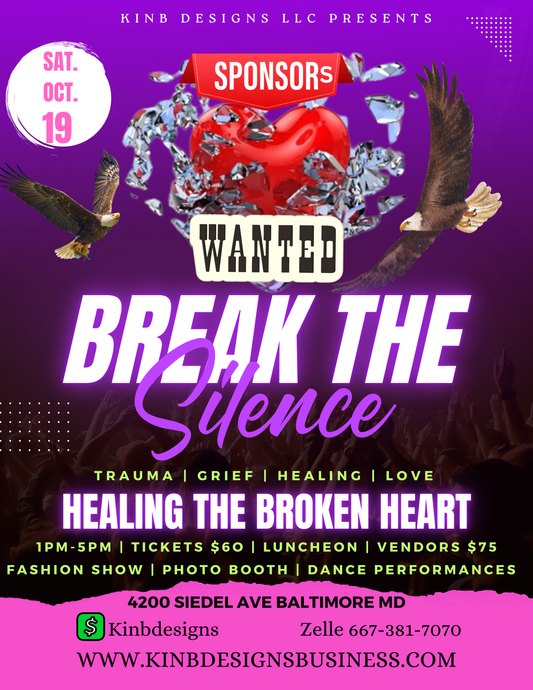 Break The Silence Sponsorship Opportunity