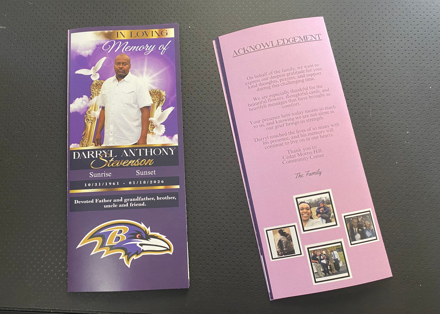 FUNERAL PROGRAMS