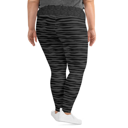 YOU'RE NOT ALONE All-Over Print Plus Size Leggings