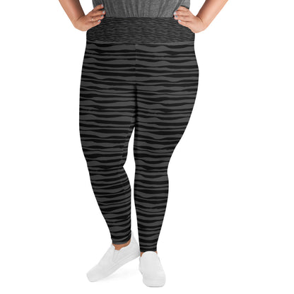 YOU'RE NOT ALONE All-Over Print Plus Size Leggings