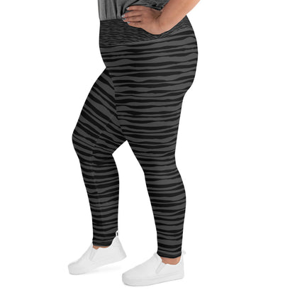 YOU'RE NOT ALONE All-Over Print Plus Size Leggings