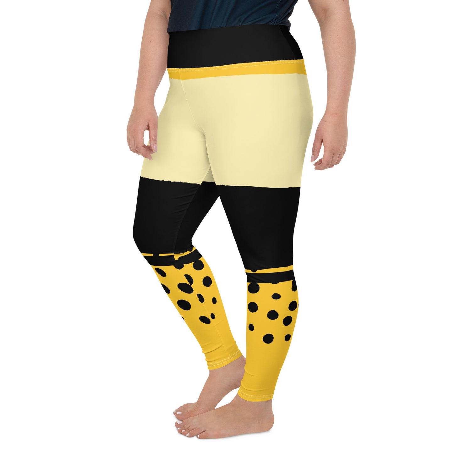 I AM ENOUGH All-Over Print Plus Size Leggings