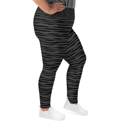 YOU'RE NOT ALONE All-Over Print Plus Size Leggings