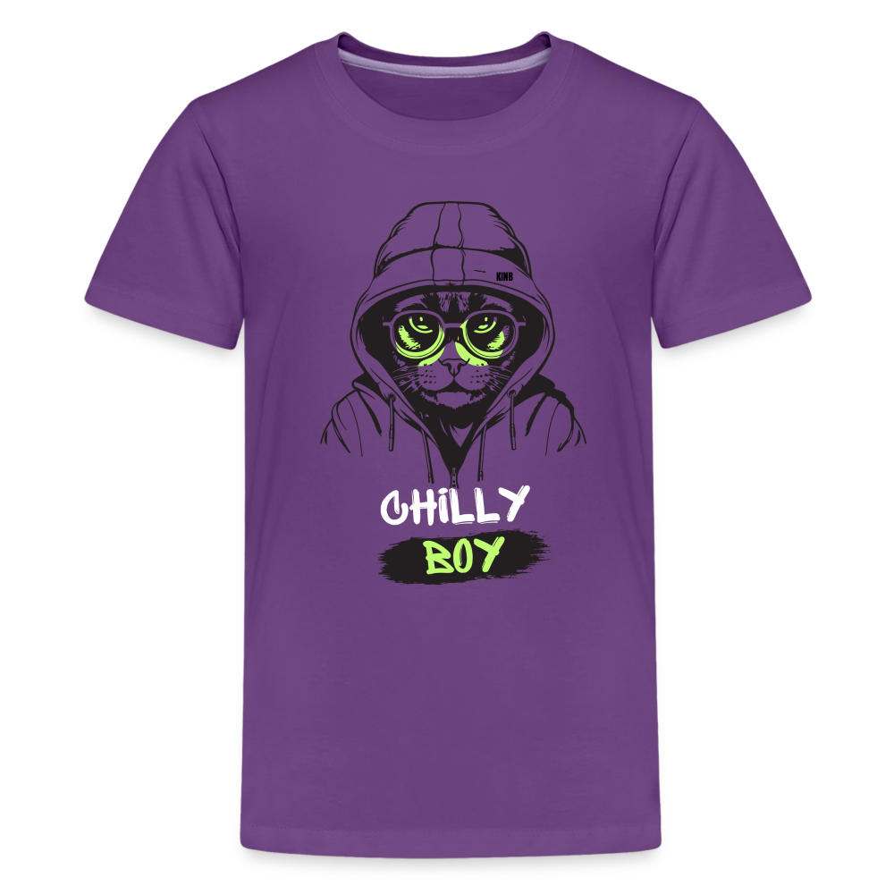 Chilly Boy Kids' Premium T-Shirt - purple