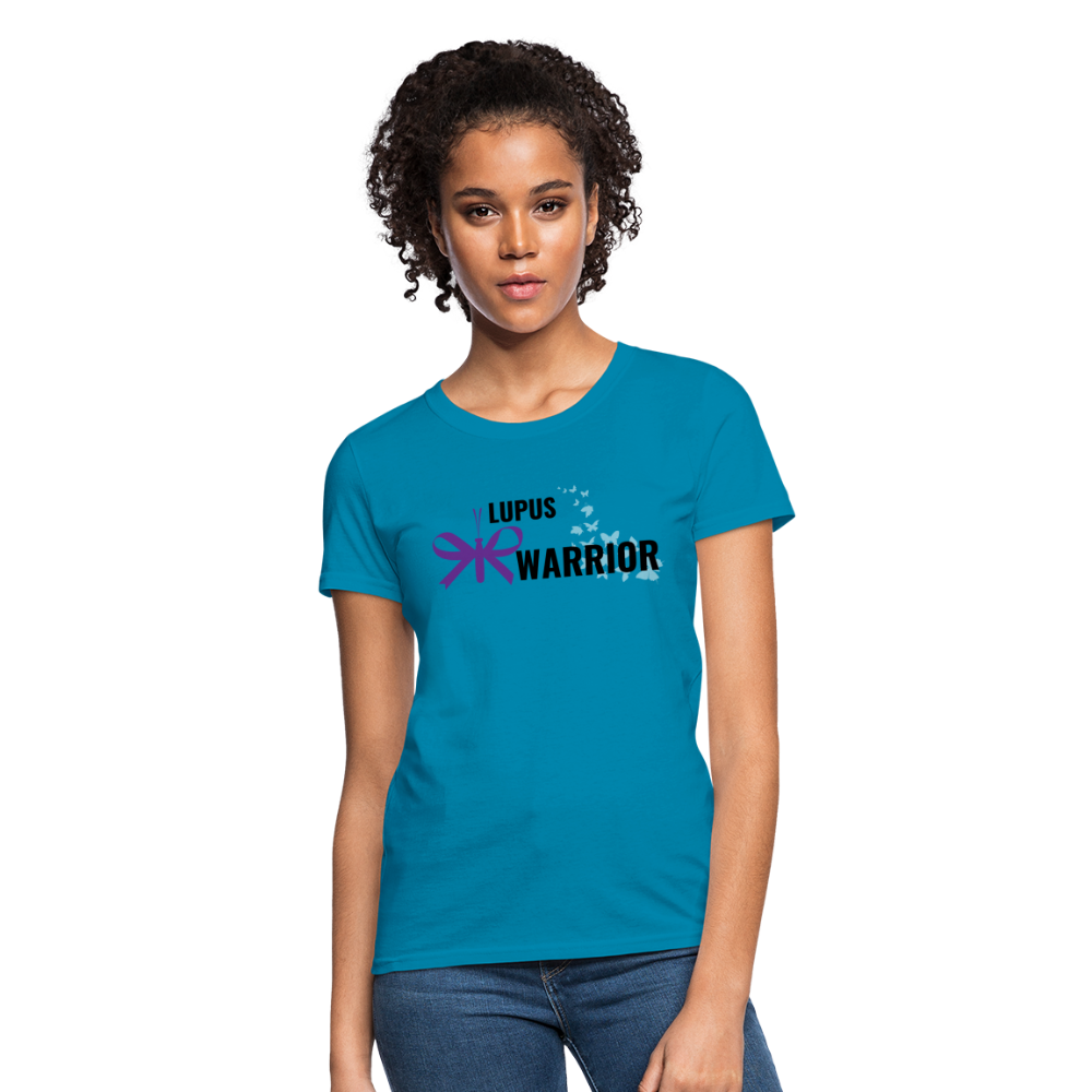 Lupus Warrior Women's T-Shirt - turquoise