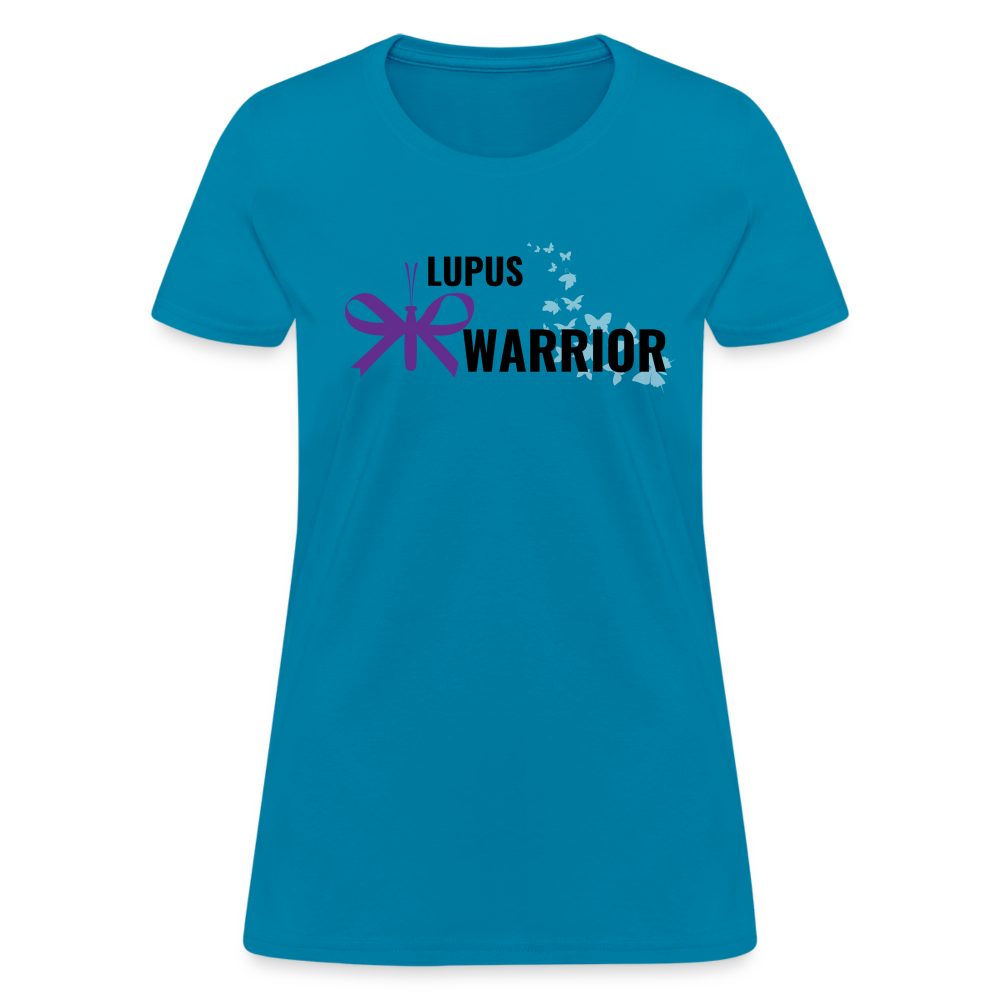 Lupus Warrior Women's T-Shirt - turquoise