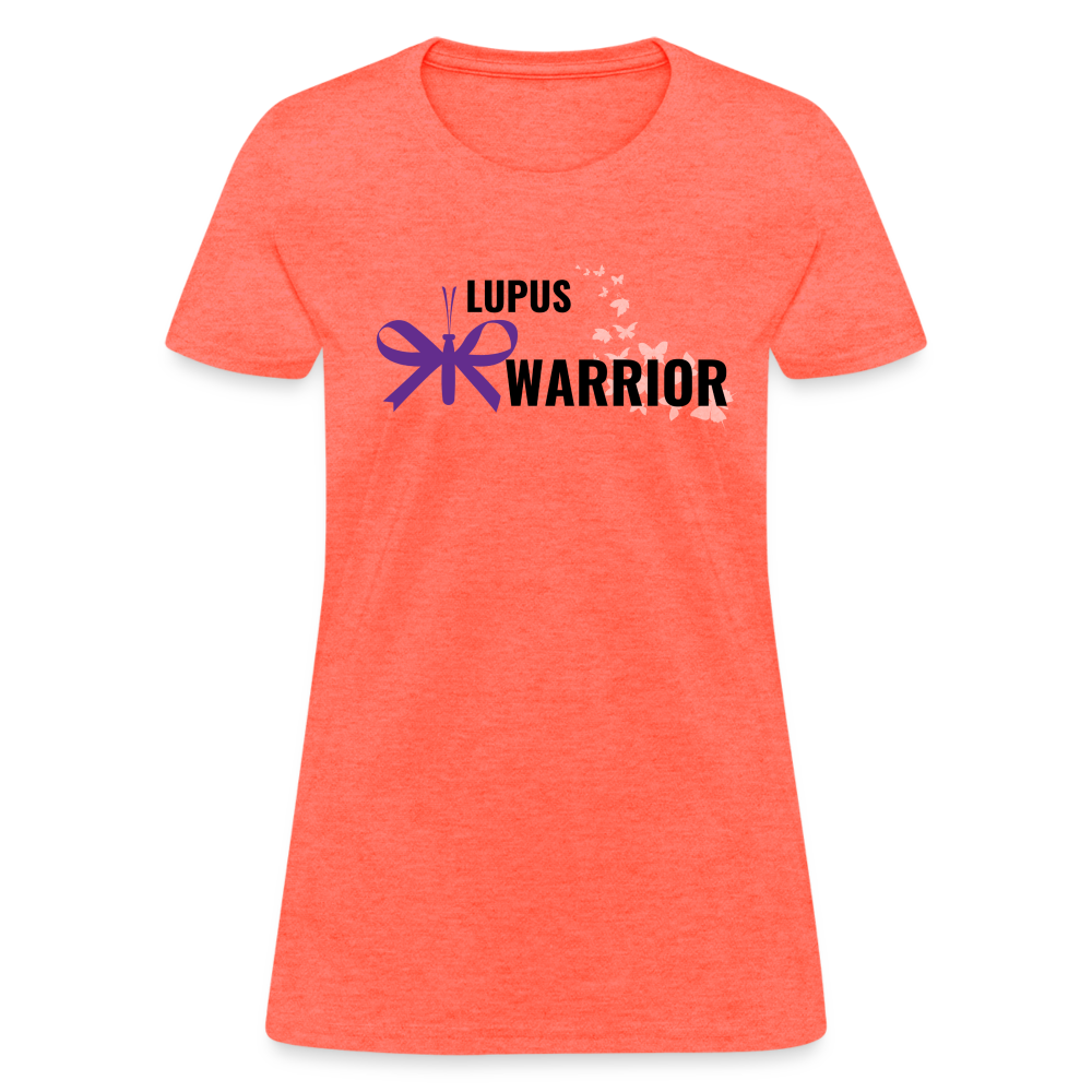 Lupus Warrior Women's T-Shirt - heather coral