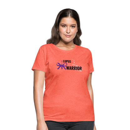 Lupus Warrior Women's T-Shirt - heather coral